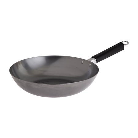 Joyce Chen Professional Series Carbon Steel Stir Fry Pan with Phenolic Handle, 12-In. J22-0050